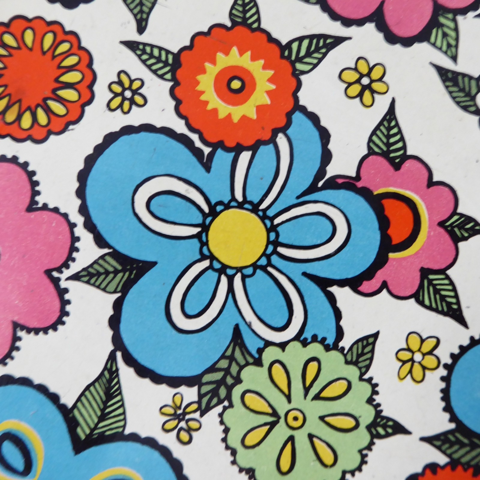 Baret Ware Flower Time drinks cocktail vintage tin tray. Retro flower power 60s - Image 6