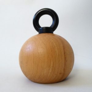 Bodum ball boy pepper mill grinder, Richard Nissen Denmark. Vintage beech wood