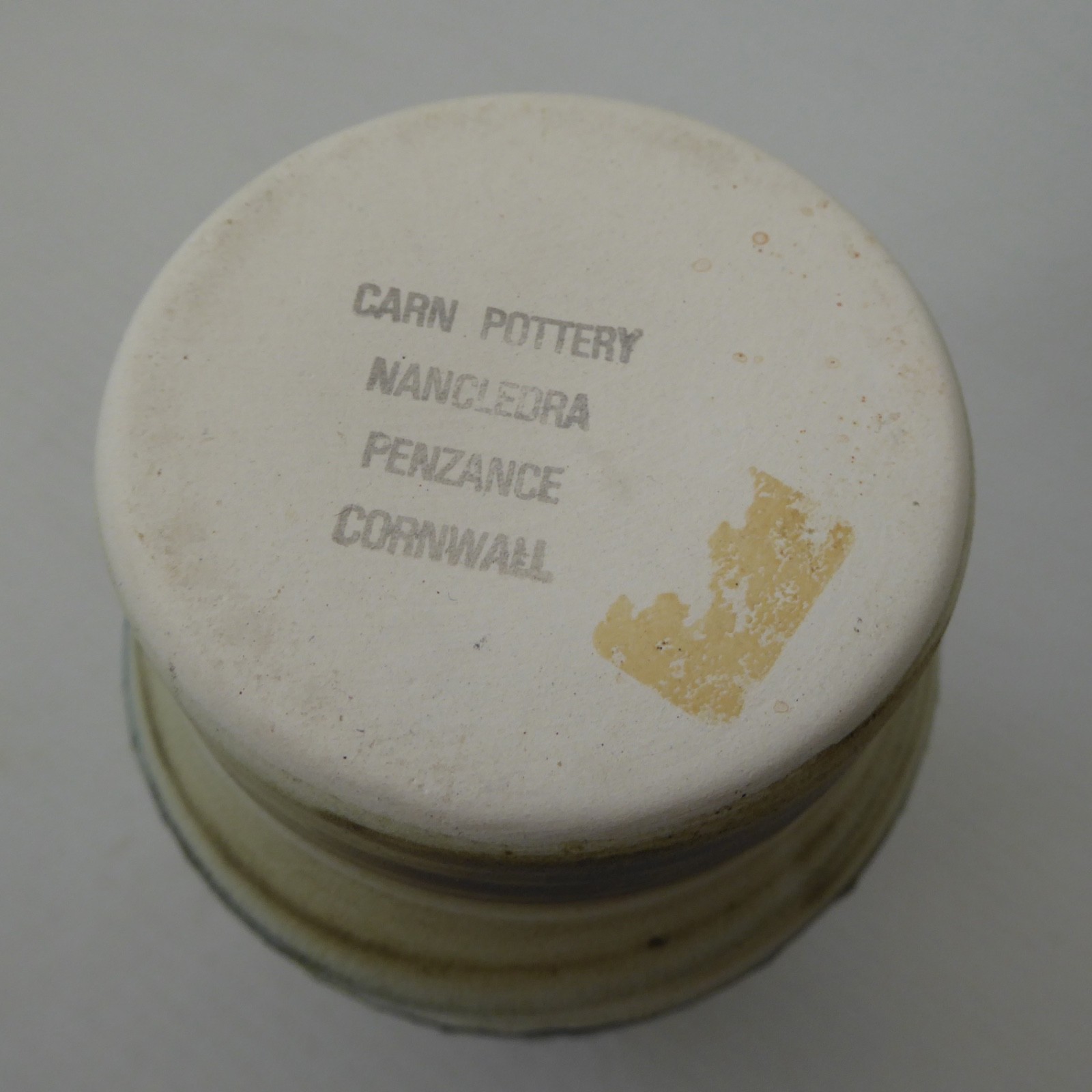 Carn Pottery small blue bud stem posy vase, John Beusmans. 1970s vintage retro - Image 10