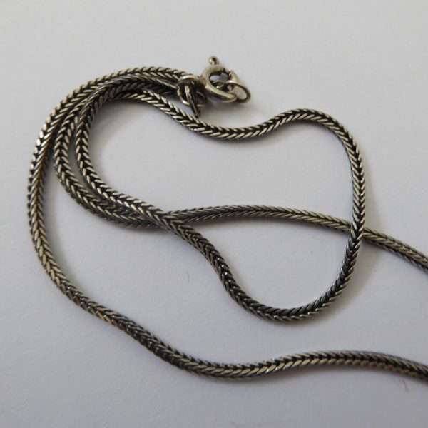 Danish Jens J Aagaard JAa vintage 925 silver drop bell pendant, 16" necklace - Image 17