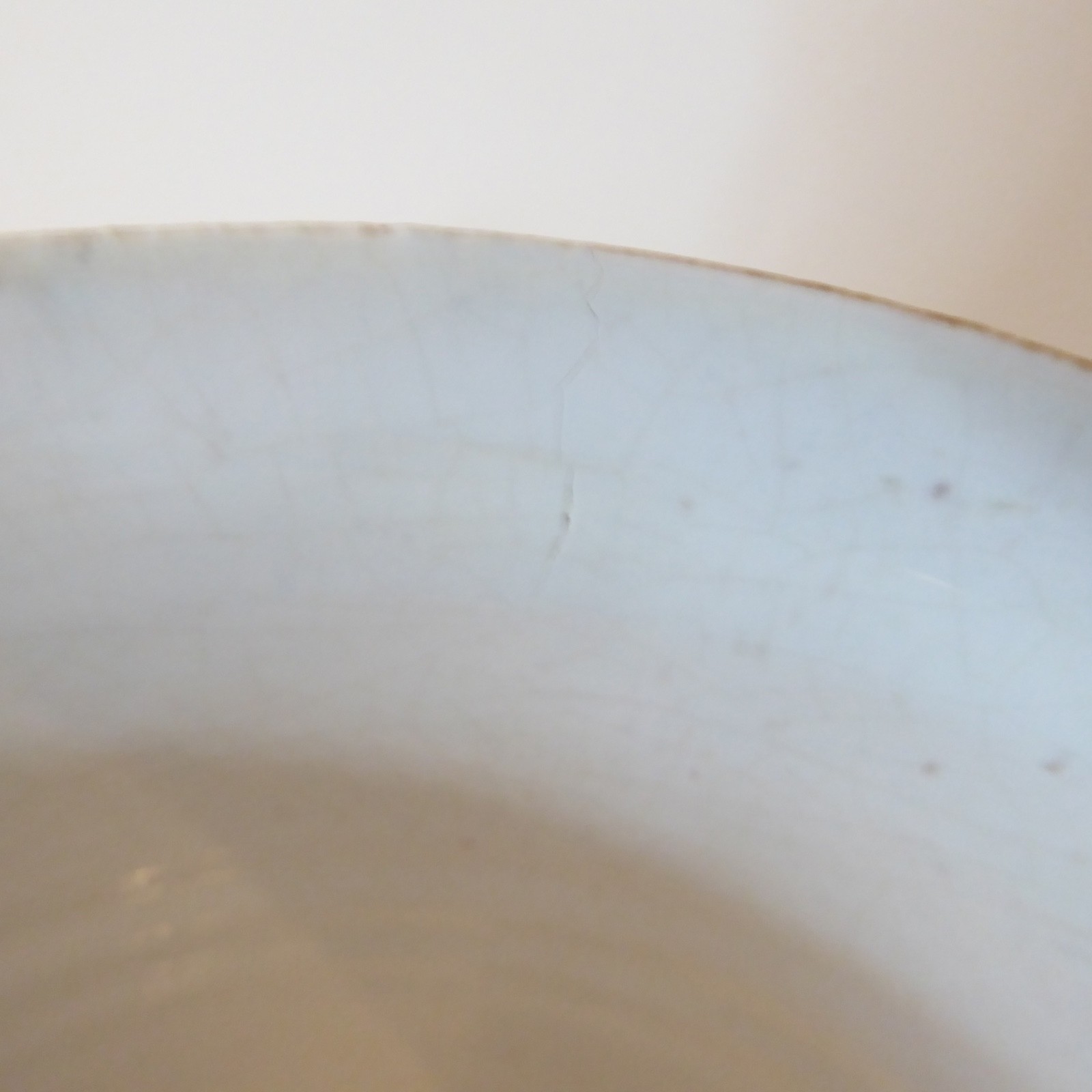 David Sharp Rye pottery 1970s plant pot holder planter, art/studio. Brown stripe - Image 12