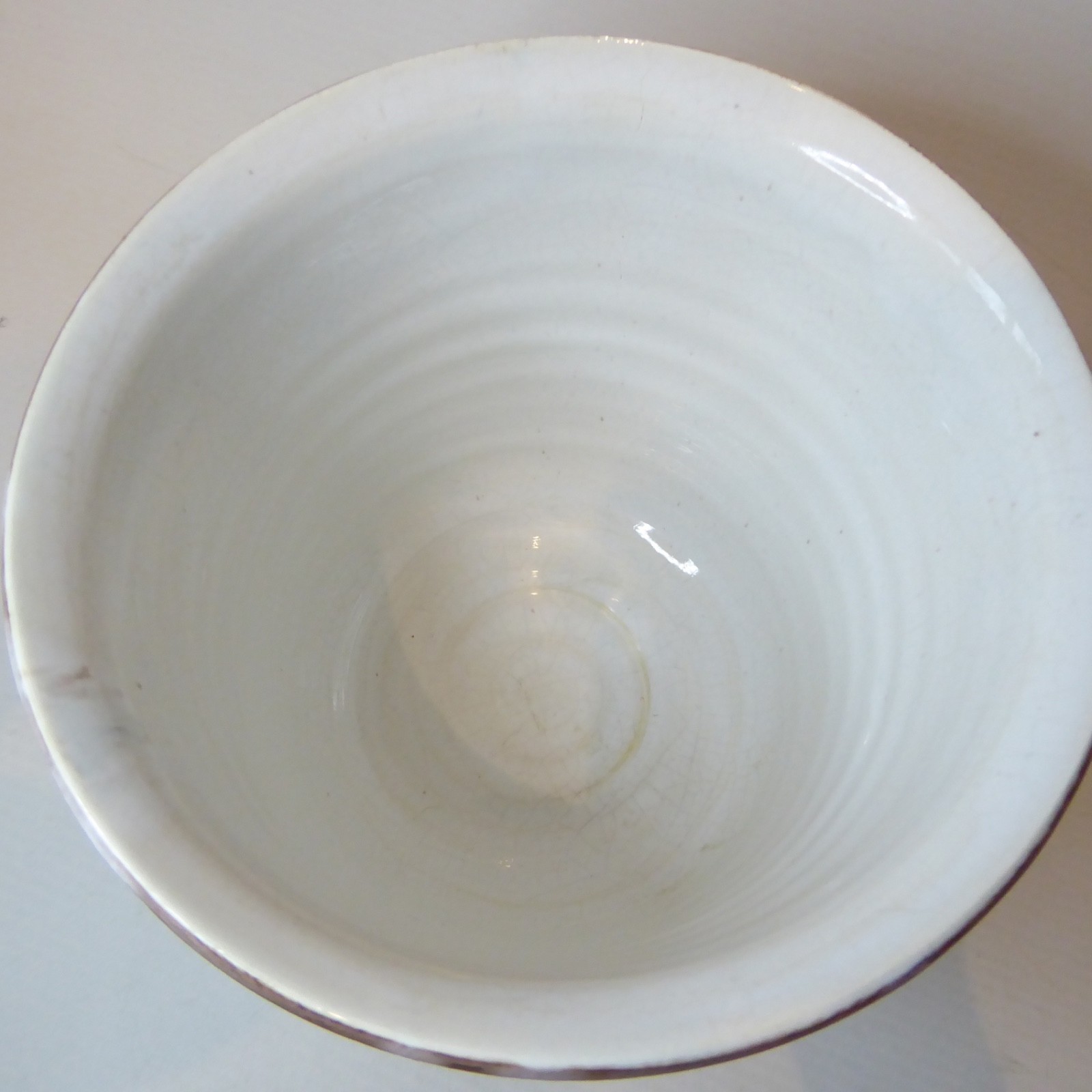 David Sharp Rye pottery 1970s plant pot holder planter, art/studio. Brown stripe - Image 14