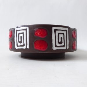 Dumler & Breiden 455/16 West German retro vintage pottery ceramic ashtray bowl