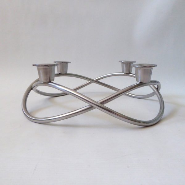 Georg Jensen Denmark stainless steel Season round candle holder, Maria Berntsen - Image 5