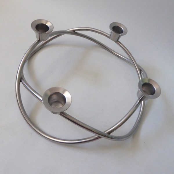 Georg Jensen Denmark stainless steel Season round candle holder, Maria Berntsen - Image 8