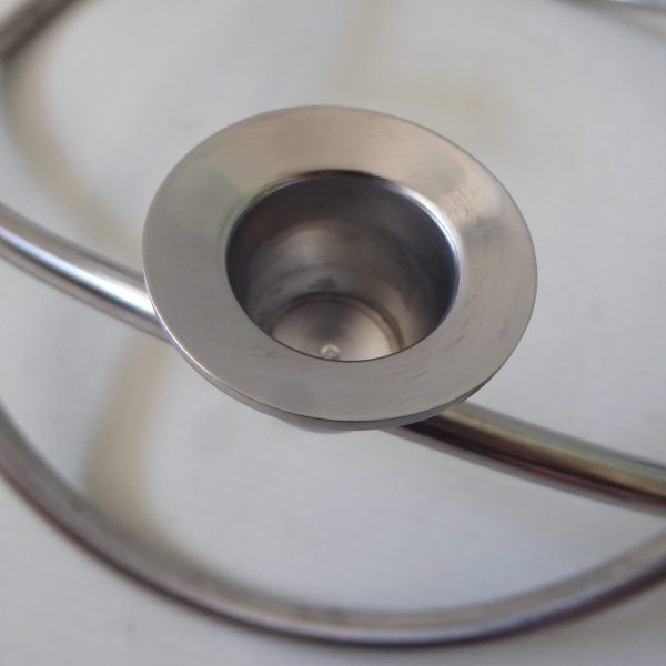 Georg Jensen Denmark stainless steel Season round candle holder, Maria Berntsen - Image 9