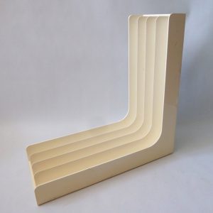 Gustavsberg Sweden vintage LP album vinyl holder, Sven Eric Juhlin. Retro cream