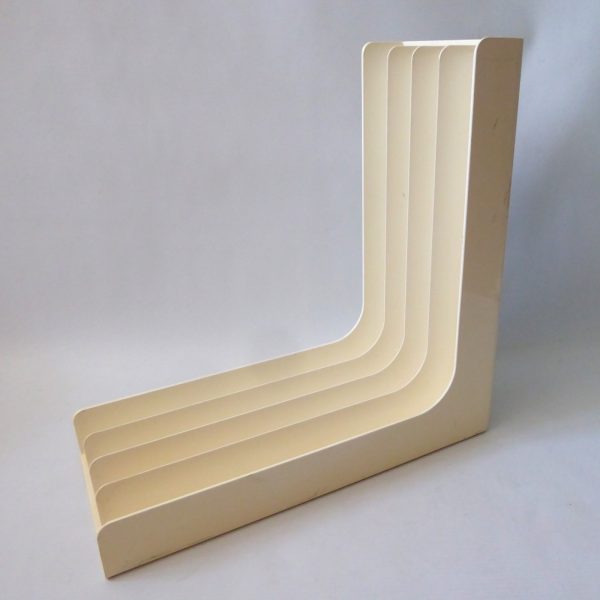 Gustavsberg Sweden vintage LP album vinyl holder, Sven Eric Juhlin. Retro cream