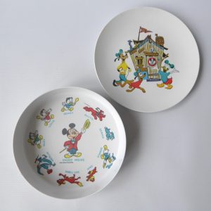 Melaware Melmex vintage Disney Mickey Mouse melamine children's plate, bowl/dish