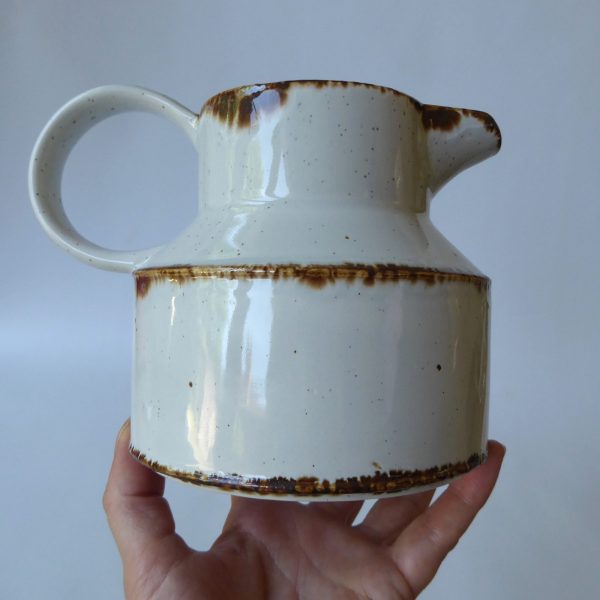 Midwinter Creation big 5" jug 1970s 1980s. Stonehenge pottery 900ml milk pitcher - Image 7