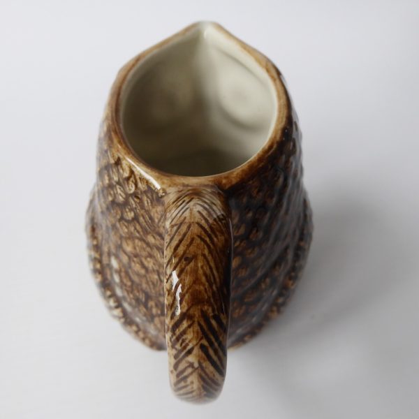 Quail Ceramics Tawny Owl jug hand-painted pottery figurine. Water/milk/creamer - Image 11