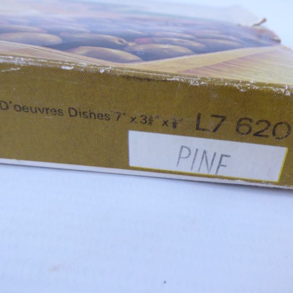 Robex Caleppio boxed snack trays Pine, faux wood, serving, 1970s retro vintage - Image 7