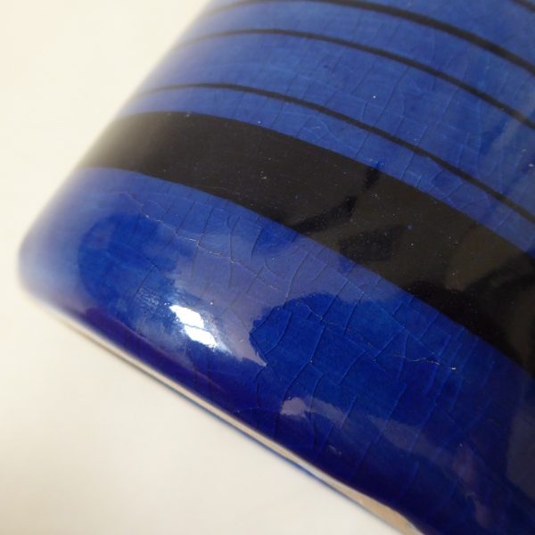 Scheurich 517-30 ceramic vase, blue & white. West German Pottery 517/30 vintage - Image 11