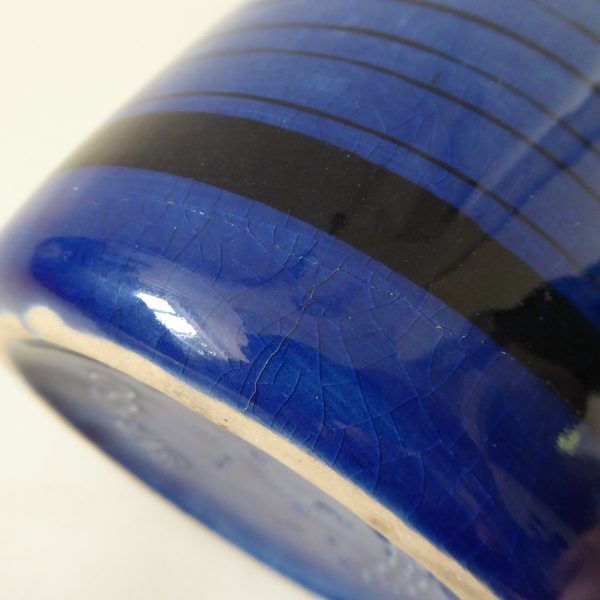 Scheurich 517-30 ceramic vase, blue & white. West German Pottery 517/30 vintage - Image 13