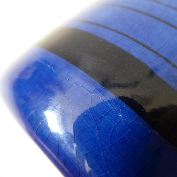 Scheurich 517-30 ceramic vase, blue & white. West German Pottery 517/30 vintage - Image 14