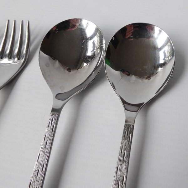 Spear & Jackson Crystal stainless steel canteen spare cutlery. Vintage 1960s MCM - Image 5