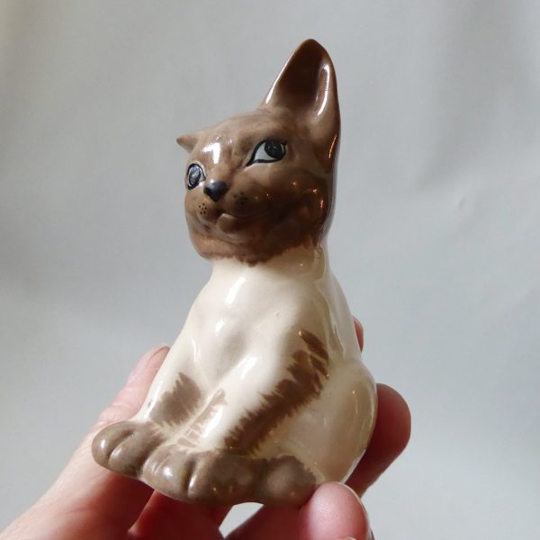 Studio Szeiler England ceramic cute cat figurine sculpture ornament. Vintage 50s - Image 9