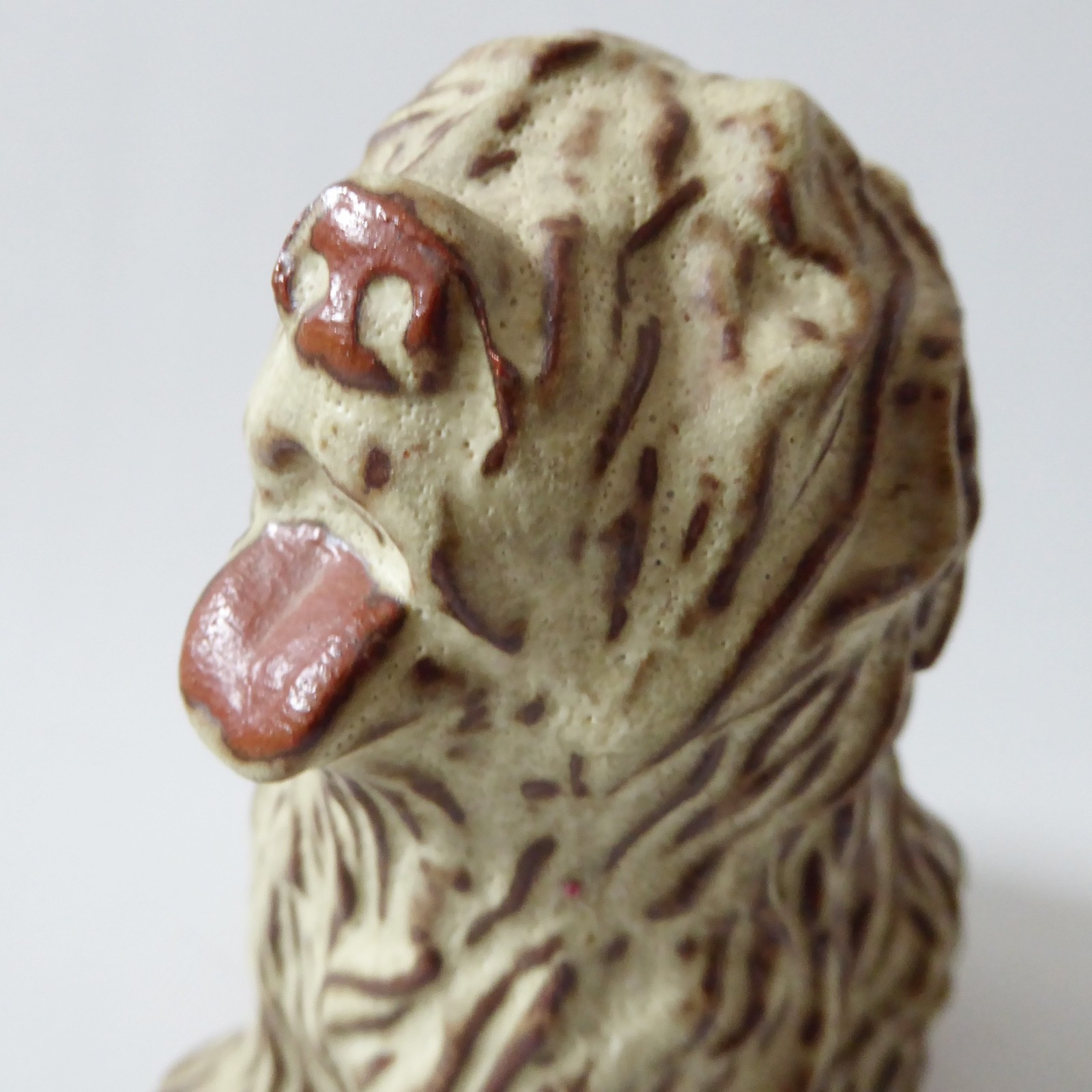 Tremar Cornish pottery clay Old English Sheepdog money box, vintage 1970s retro - Image 3