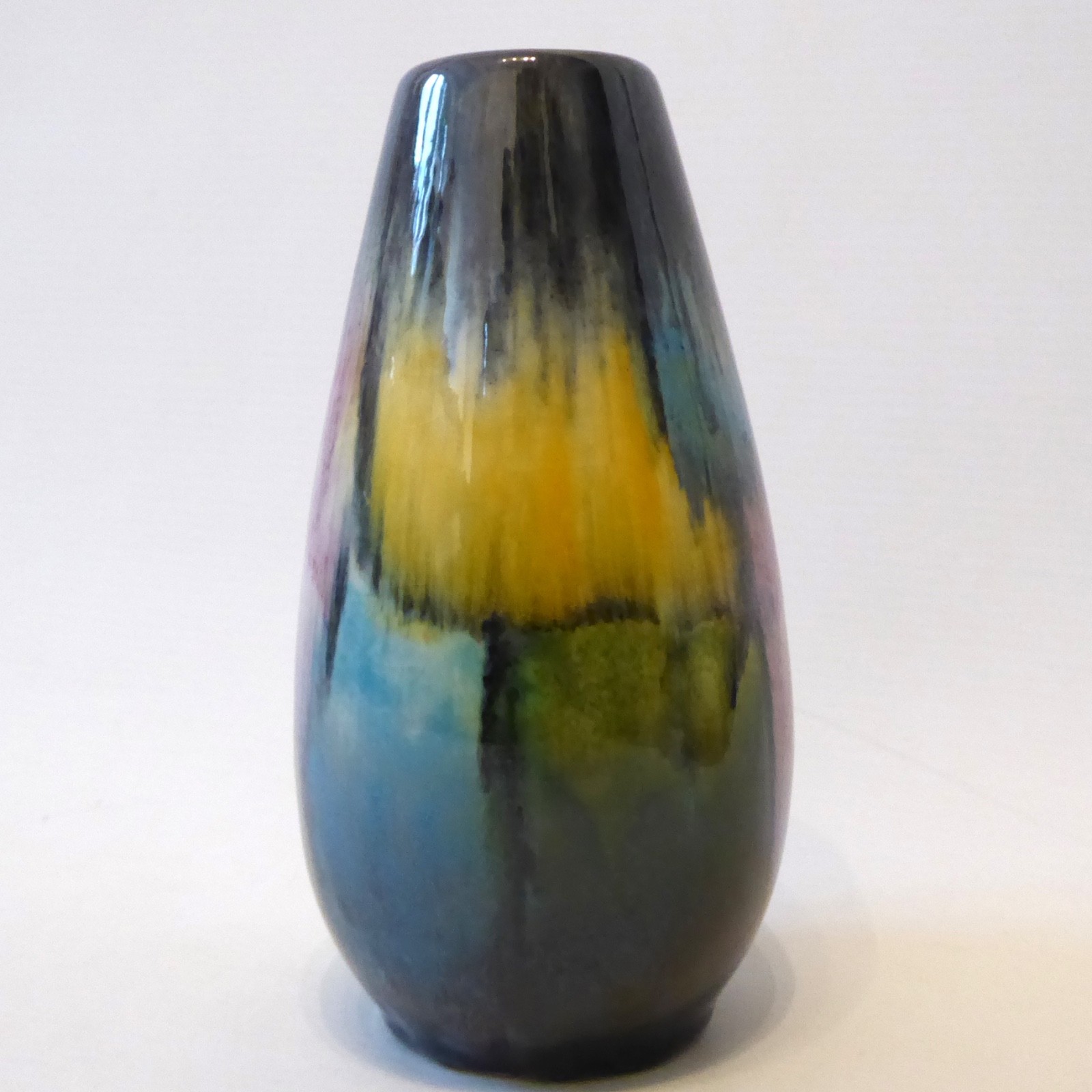 Übelacker U-Keramik 123-15 West German pottery vintage patchwork vase. Kilrush - Image 3