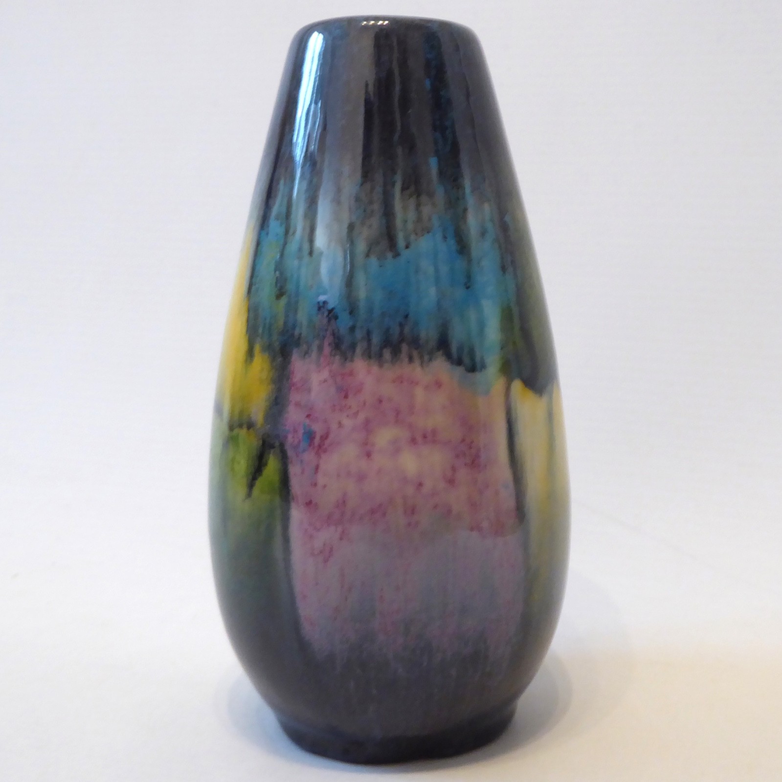 Übelacker U-Keramik 123-15 West German pottery vintage patchwork vase. Kilrush - Image 4