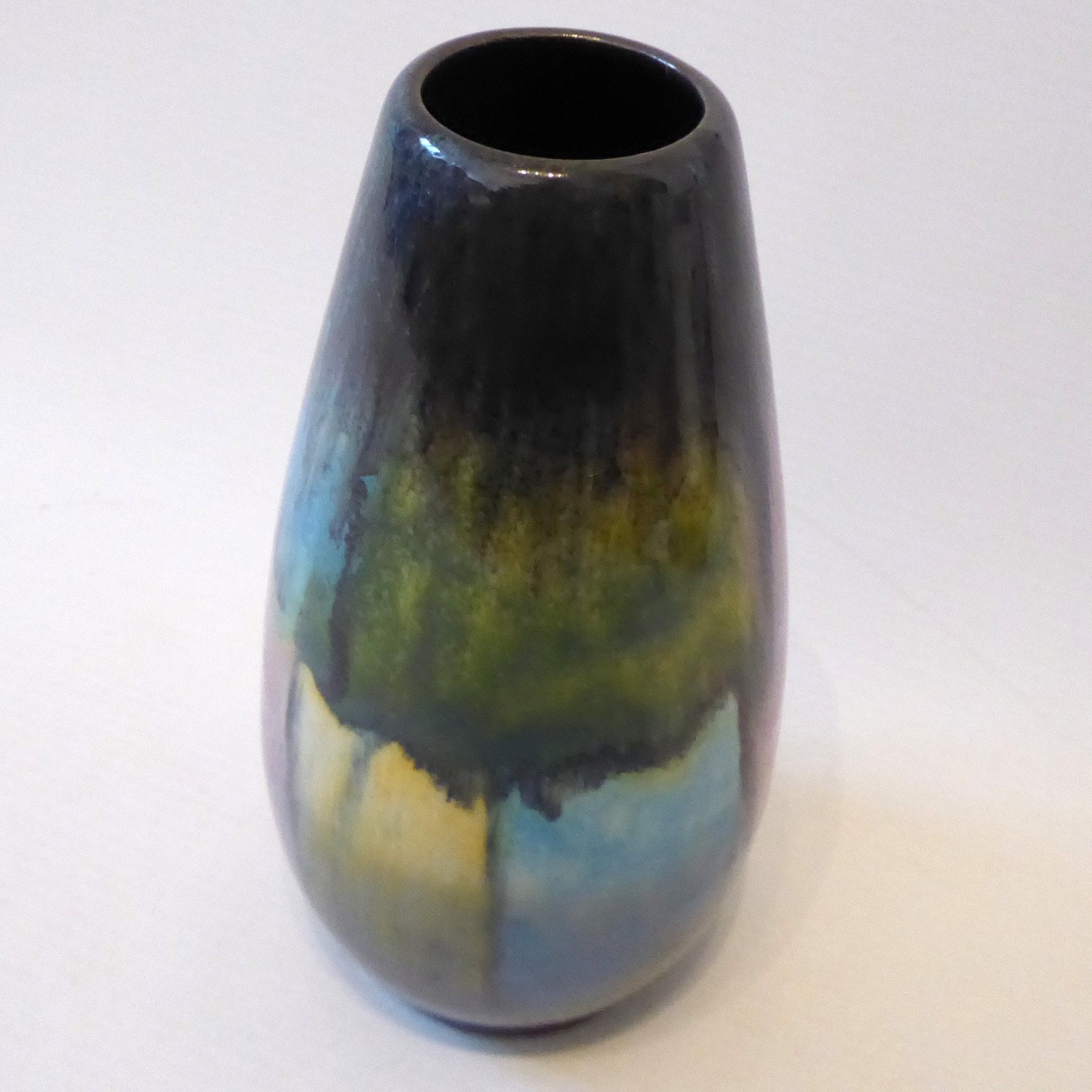 Übelacker U-Keramik 123-15 West German pottery vintage patchwork vase. Kilrush - Image 5