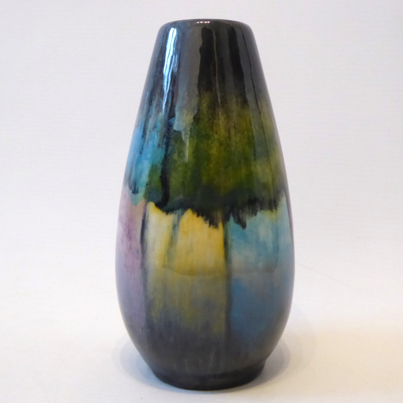 Übelacker U-Keramik 123-15 West German pottery vintage patchwork vase. Kilrush