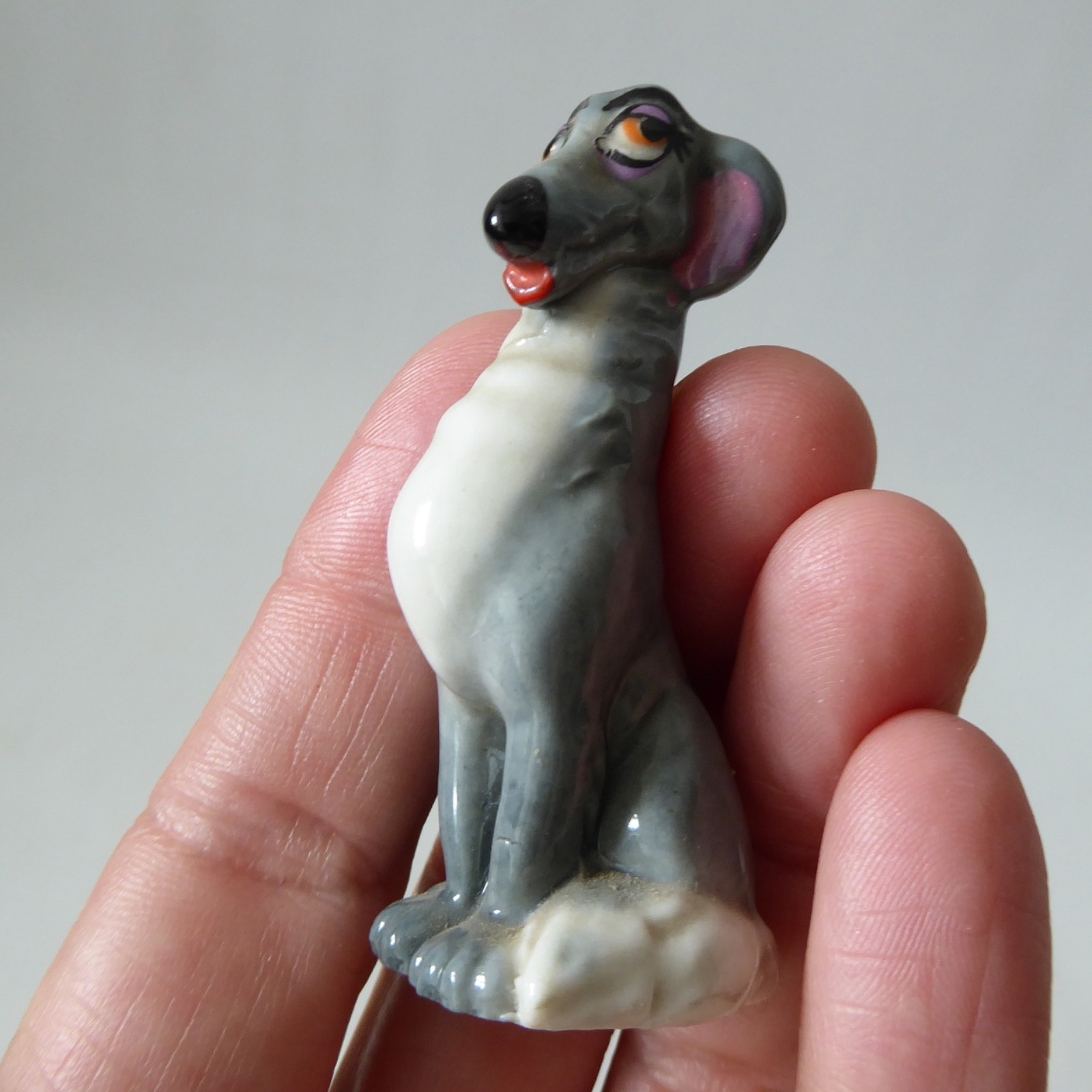 Wade Whimsies Lady & the Tramp Disney, Boris & Colonel dogs, Si & Am cats 1950s - Image 4