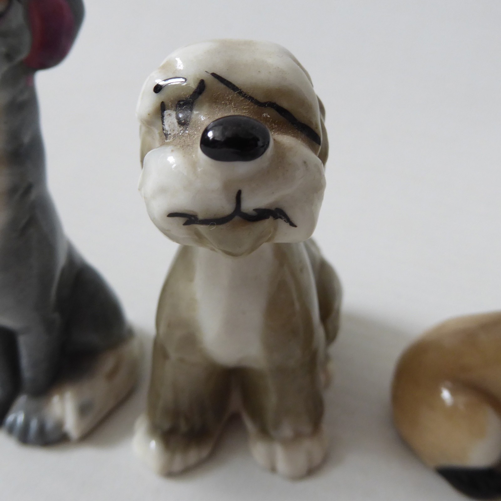 Wade Whimsies Lady & the Tramp Disney, Boris & Colonel dogs, Si & Am cats 1950s - Image 5