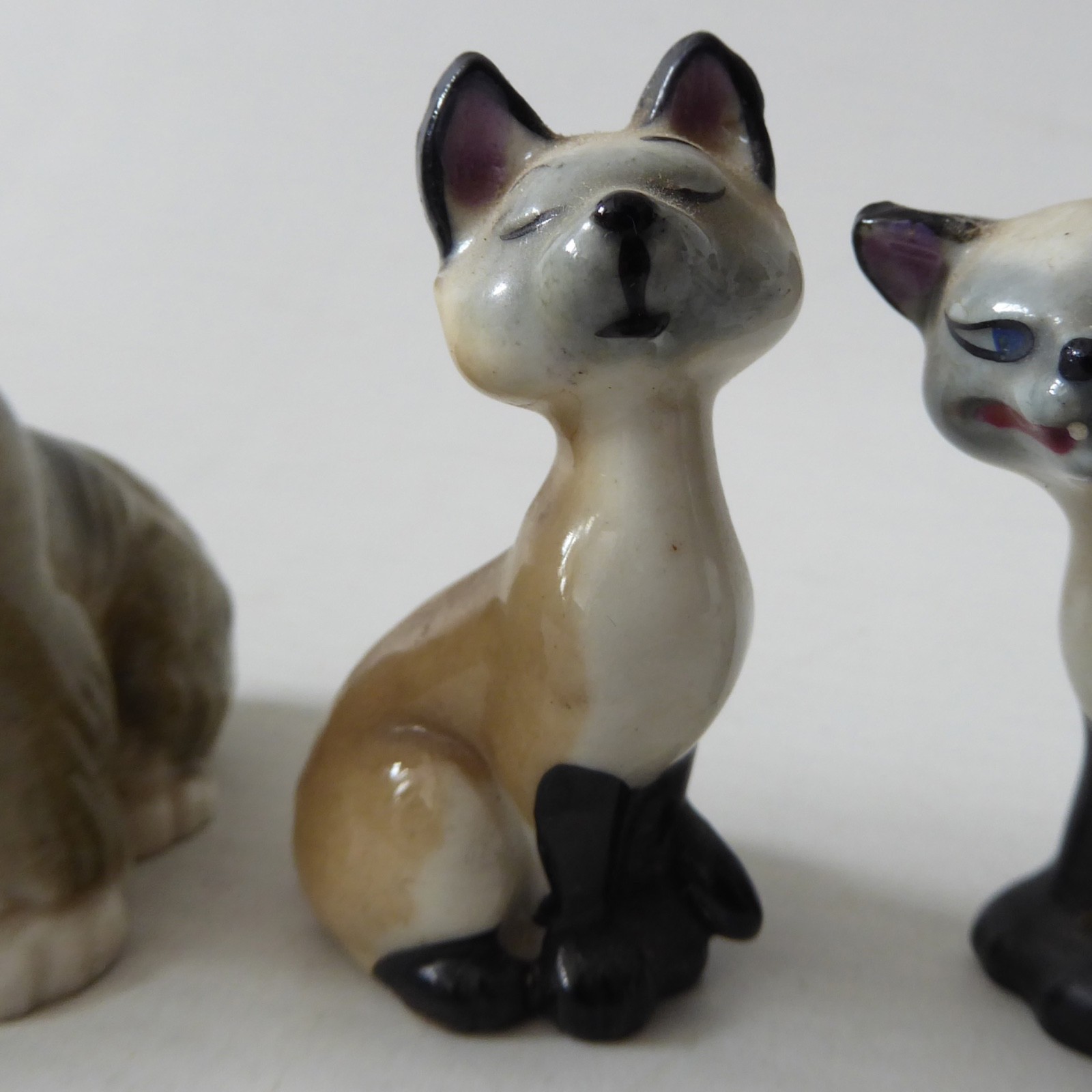 Wade Whimsies Lady & the Tramp Disney, Boris & Colonel dogs, Si & Am cats 1950s - Image 7