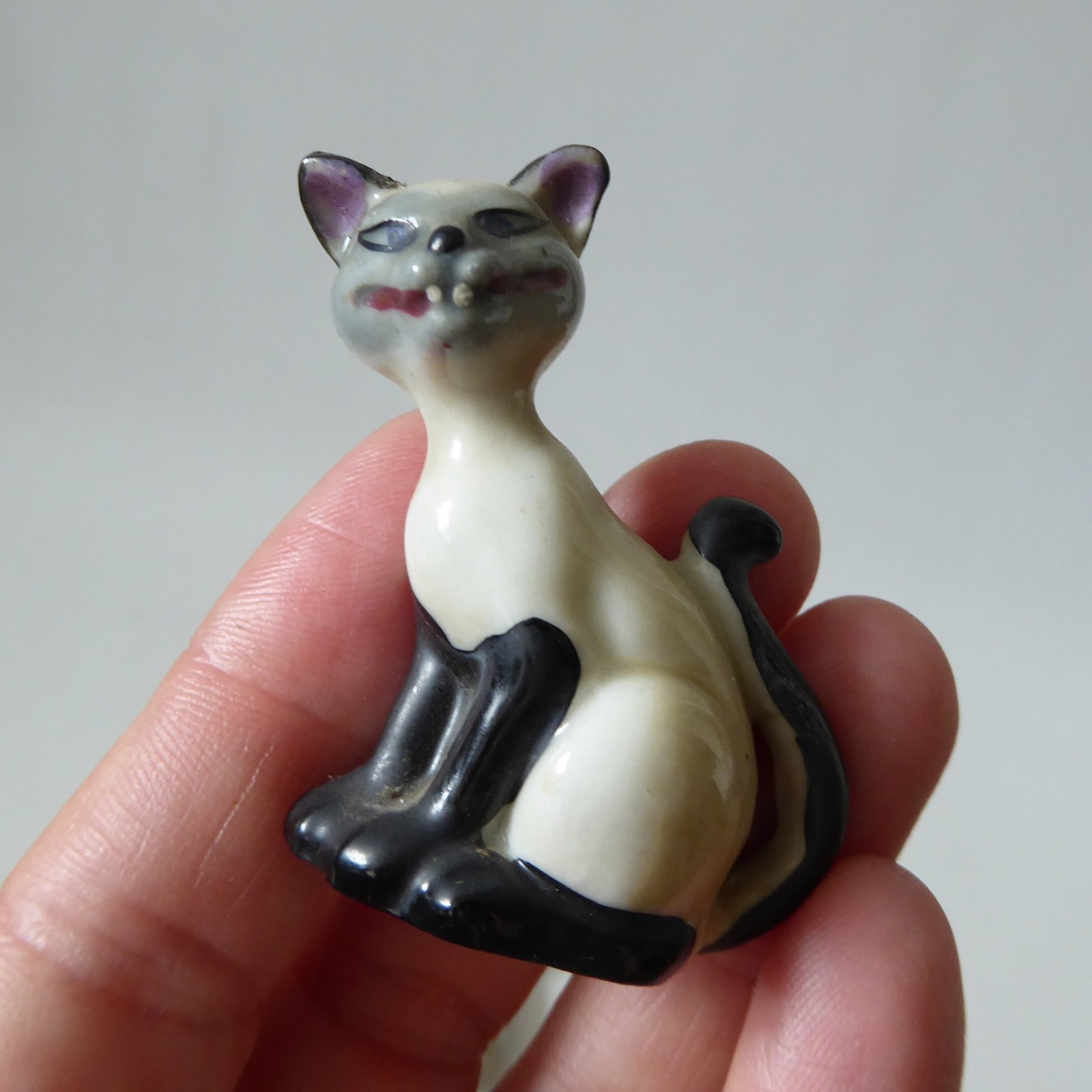 Wade Whimsies Lady & the Tramp Disney, Boris & Colonel dogs, Si & Am cats 1950s - Image 10