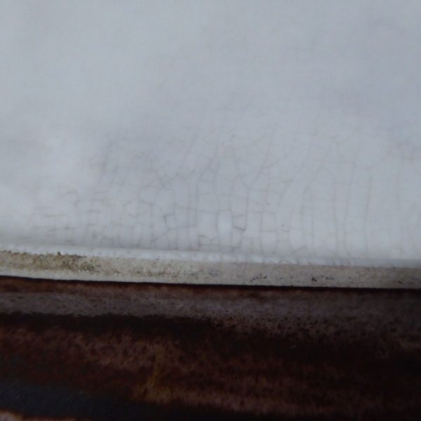 1970s brown Cinque Ports Pottery big 70s studio pottery dish The Monastery, Rye - Image 15