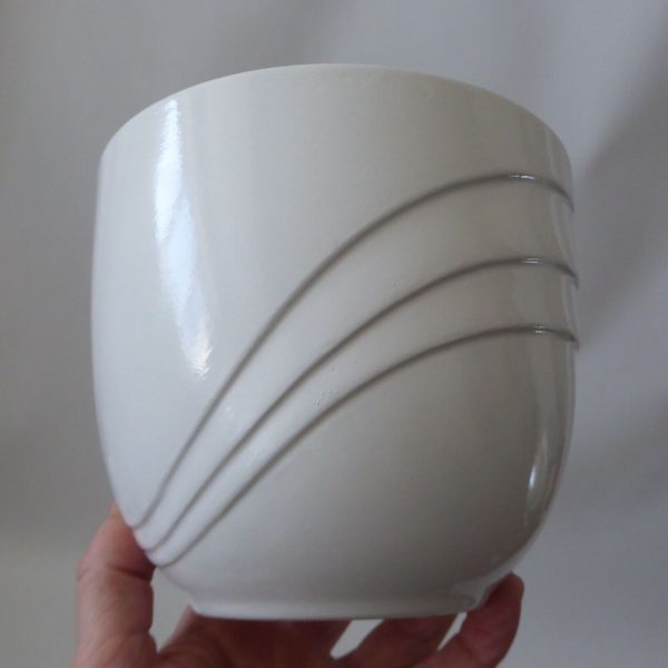 1980s Scheurich 816-14 plant pot holder planter. West German post-modern pottery - Image 12