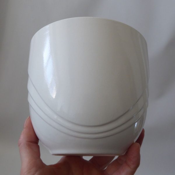 1980s Scheurich 816-14 plant pot holder planter. West German post-modern pottery - Image 13