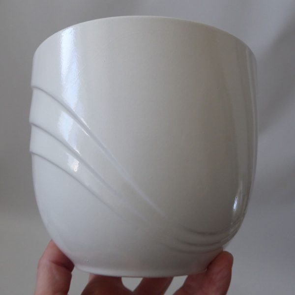1980s Scheurich 816-14 plant pot holder planter. West German post-modern pottery - Image 10