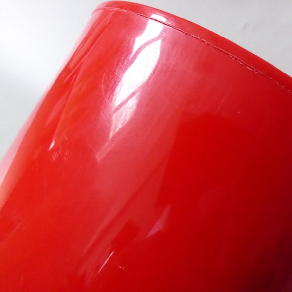 1980s retro Embee ice bucket. Vintage post modernist red plastic. Barware cooler - Image 12