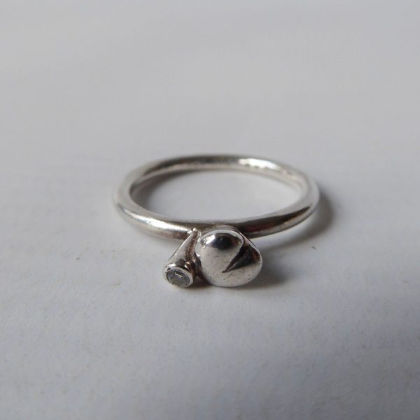 3x Danish sterling 925 silver stacking rings Hans Henrik Nygaard HHN. Size I XXS - Image 12