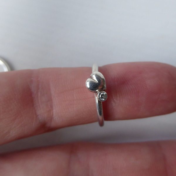 3x Danish sterling 925 silver stacking rings Hans Henrik Nygaard HHN. Size I XXS - Image 13