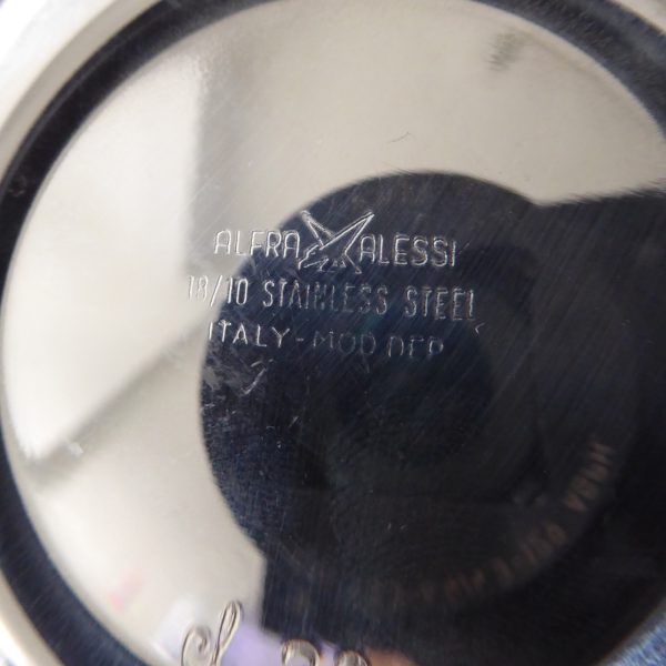 Alfra Alessi Italy vintage 60s stainless steel sugar mustard jam condiments pot - Image 12
