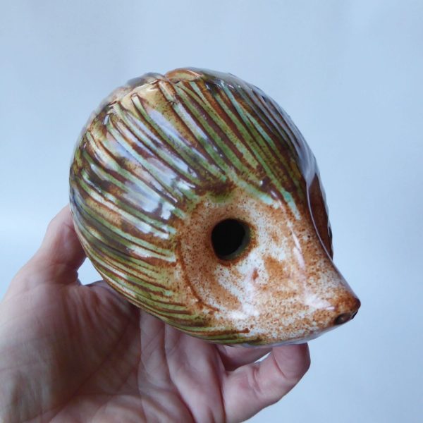 Big green vintage Prima Pottery PP hedgehog money box. Marcus Marc Goldberger - Image 12