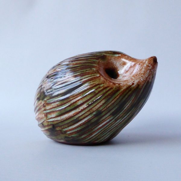 Big green vintage Prima Pottery PP hedgehog money box. Marcus Marc Goldberger - Image 3