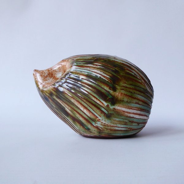 Big green vintage Prima Pottery PP hedgehog money box. Marcus Marc Goldberger - Image 6