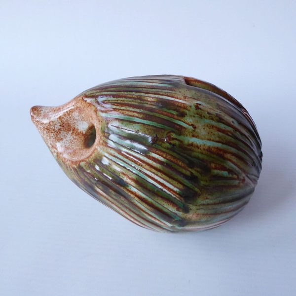 Big green vintage Prima Pottery PP hedgehog money box. Marcus Marc Goldberger - Image 8