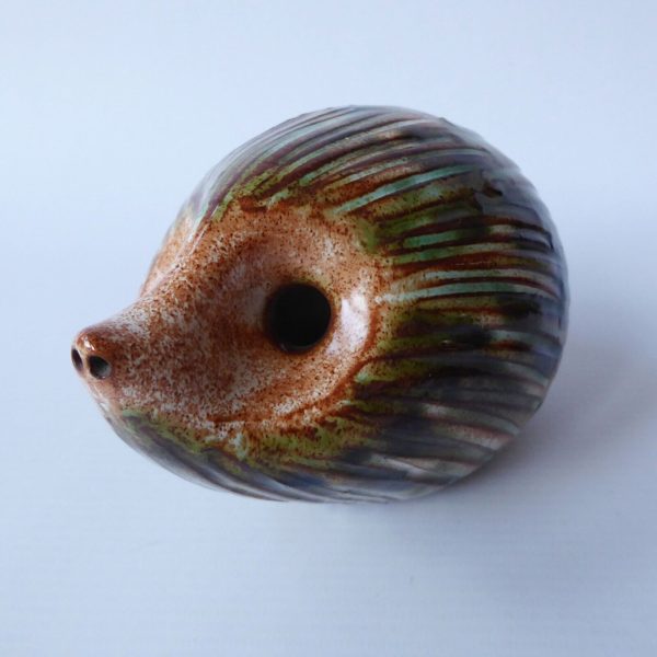 Big green vintage Prima Pottery PP hedgehog money box. Marcus Marc Goldberger - Image 9
