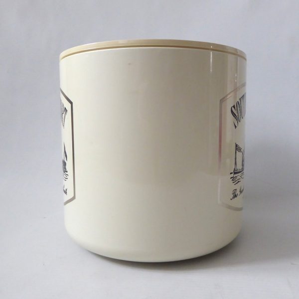 Crayonne vintage large ice bucket, Southern Comfort American theme, Cream/black - Image 4