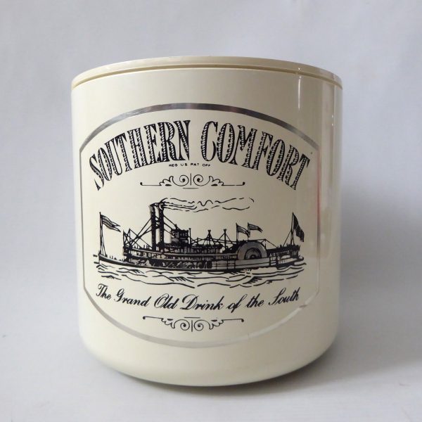 Crayonne vintage large ice bucket, Southern Comfort American theme, Cream/black - Image 5