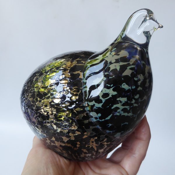 Espoon Taidelasi Oy Finland, art glass BIRD. Vintage retro Scandinavian figurine - Image 12