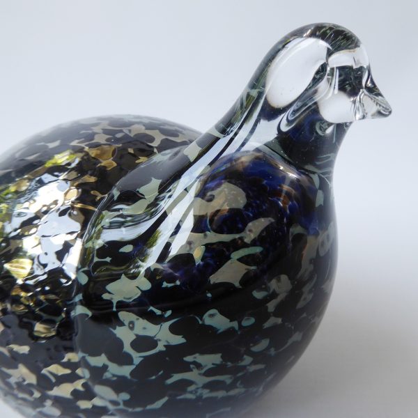 Espoon Taidelasi Oy Finland, art glass BIRD. Vintage retro Scandinavian figurine - Image 5