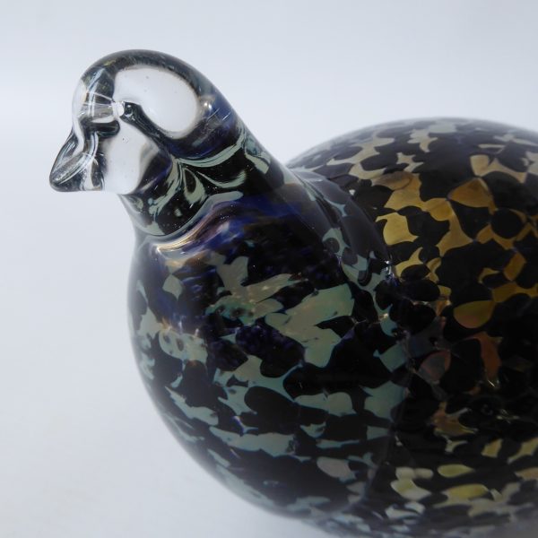 Espoon Taidelasi Oy Finland, art glass BIRD. Vintage retro Scandinavian figurine - Image 6