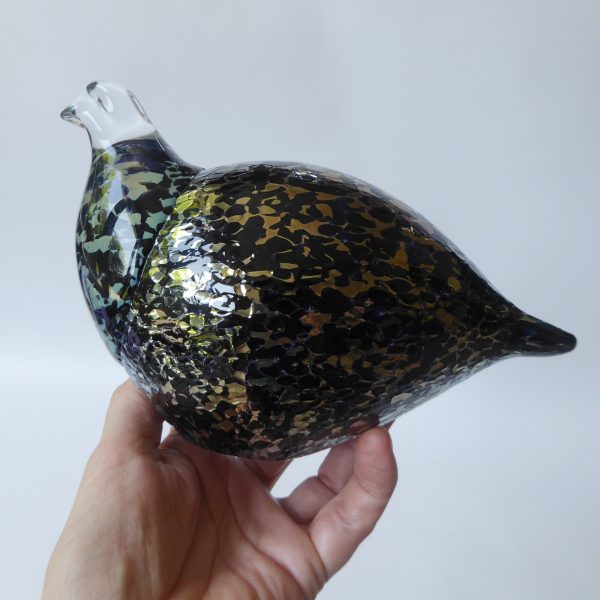 Espoon Taidelasi Oy Finland, art glass BIRD. Vintage retro Scandinavian figurine - Image 8
