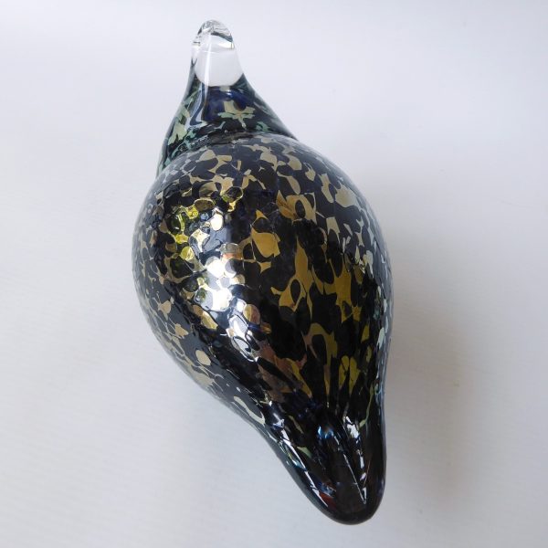 Espoon Taidelasi Oy Finland, art glass BIRD. Vintage retro Scandinavian figurine - Image 9